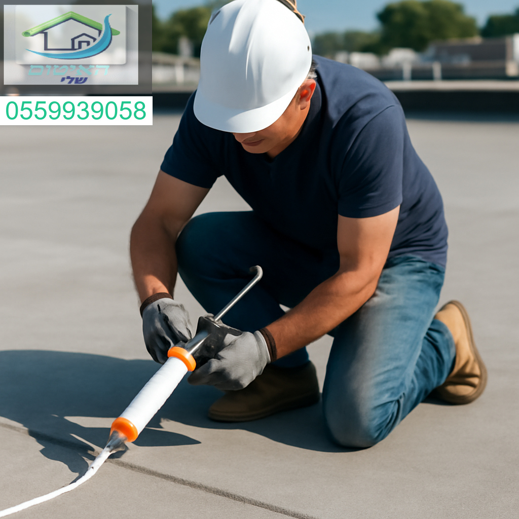 עבודה מקצועית באיטום גגות עם ציוד איכותי לביצוע מושלם ואמין