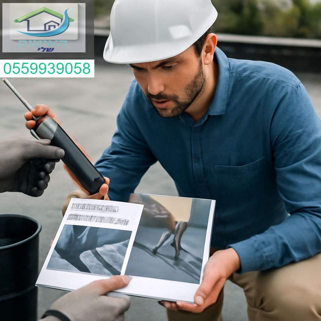 בדיקה מקצועית מוקפדת לפני תחילת עבודת איטום איכותית ומדויקת