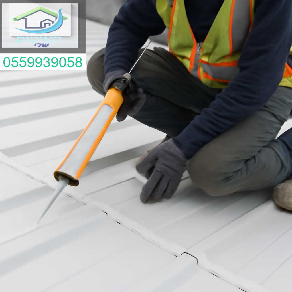 איטום מקצועי לגגות קלים עם גימור מדויק לאטימה מושלמת ולשמירה לאורך שנים
