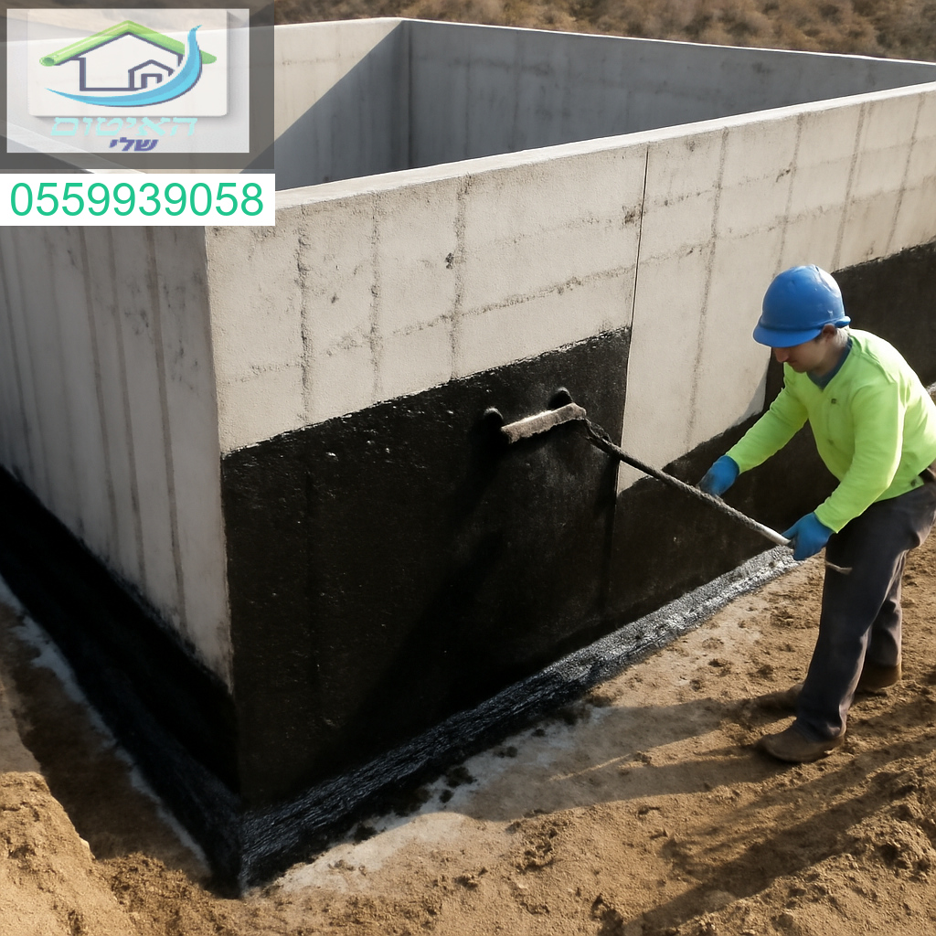 איטום מקצועי למרתפים מבטון במערכת משולבת להגנה מקסימלית לאורך זמן