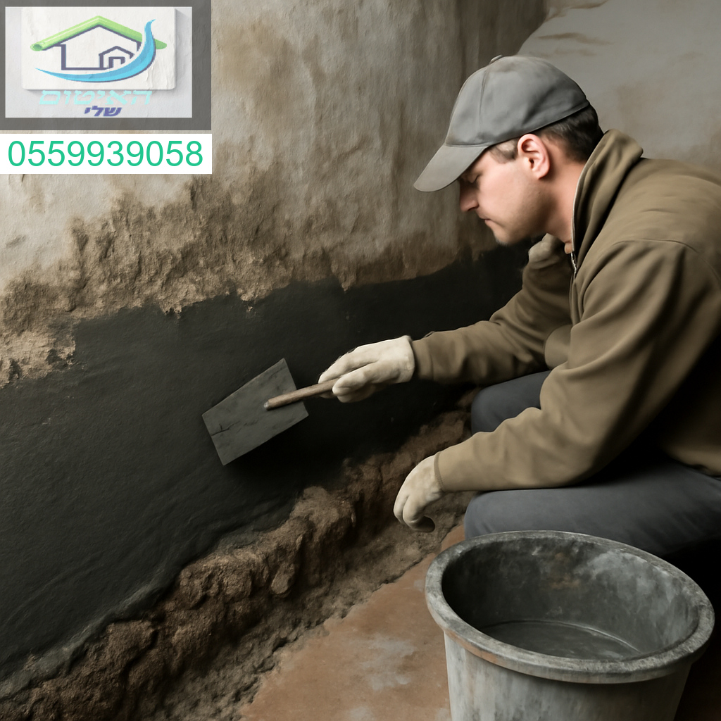 טיפול מקצועי ברטיבות קפילרית במרתפים עם פתרון איטום יסודי ועמיד לאורך זמן