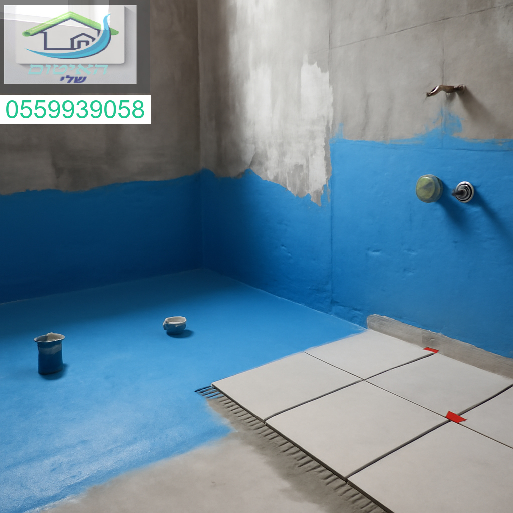 איטום מקצועי בחדר רחצה לפני ריצוף לביצוע מושלם לאורך שנים