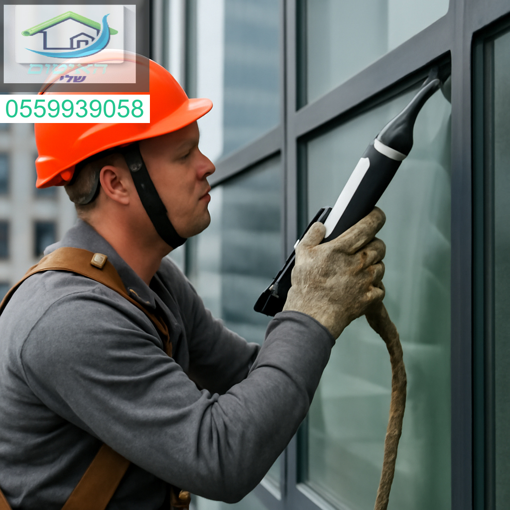 איטום מקצועי לקירות מסך באלומיניום ברמת גימור גבוה לבניינים רבי קומות