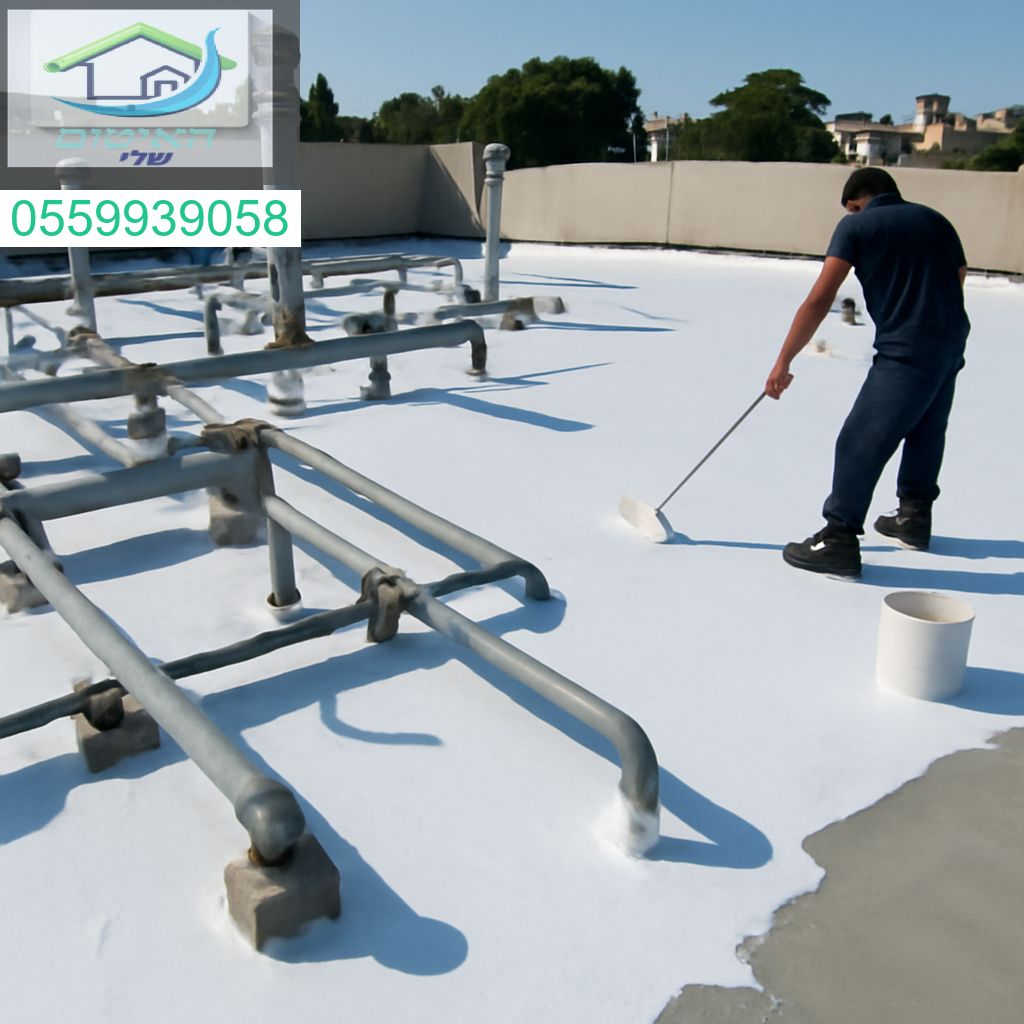 איטום מקצועי לגג מורכב בצנרת ומעקות לביצוע מושלם עם גימור ברמה הגבוהה ביותר