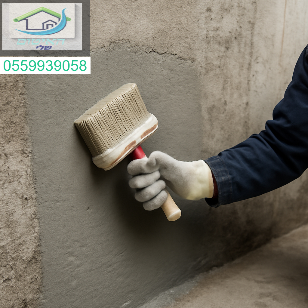 איטום קריסטלי איכותי מבפנים נגד חדירת מים ולחות לפתרון מושלם באזורים רטובים במיוחד