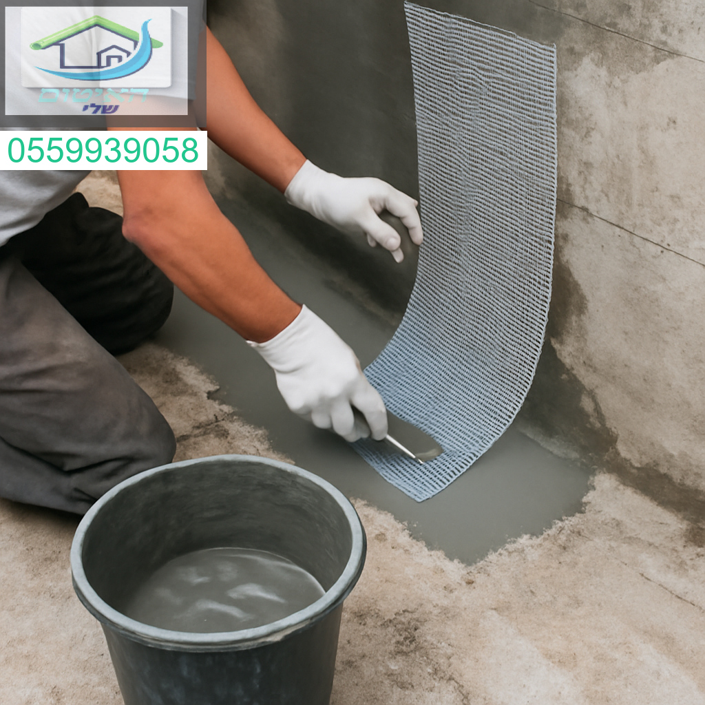 איטום מקצועי עם רשתות חיזוק לחוזק מרבי ועמידות לאורך שנים