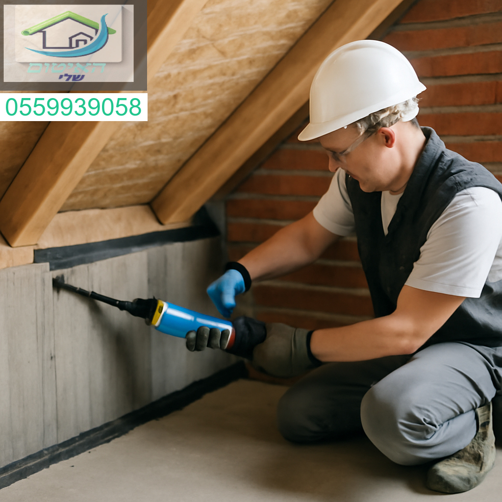 איטום ובידוד תרמי מקצועי לעליות גג לשמירה על טמפרטורה נוחה וחיסכון באנרגיה