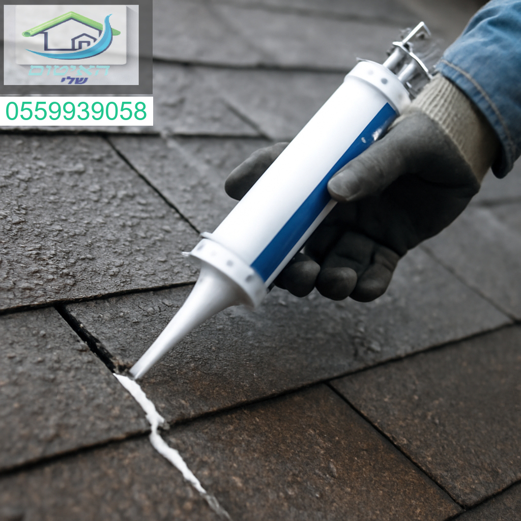 איטום מהיר ויעיל לנזילות קטנות בגג בעבודת יד פשוטה