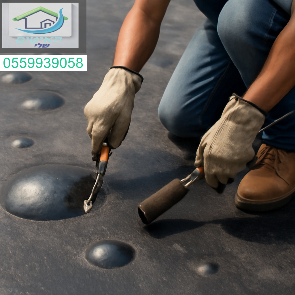 טיפול מקצועי ומדויק בשלפוחיות ובועות לאיטום ביטומני באחריות מלאה