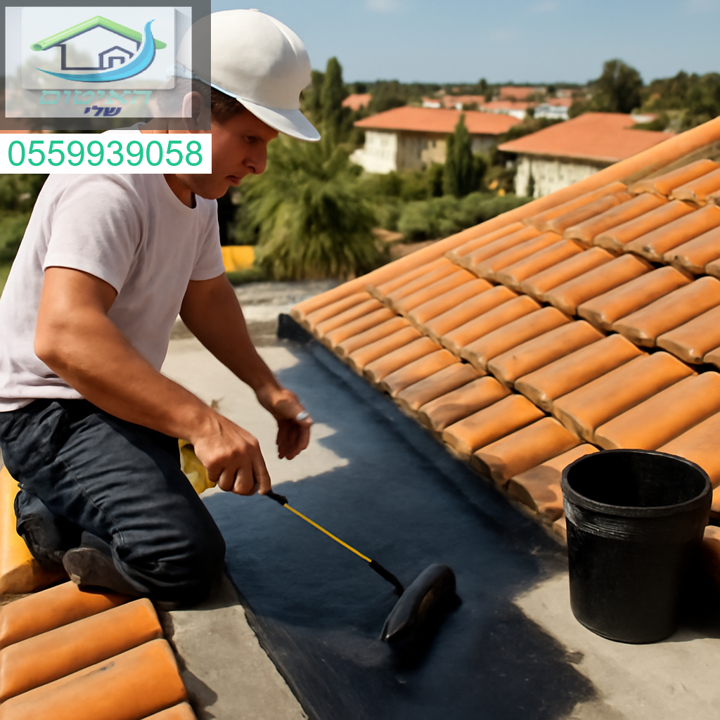 איטום מקצועי ואמין לגג רעפים בכפר יונה עם ביצוע מוקפד למניעת חדירת מים לאורך זמן