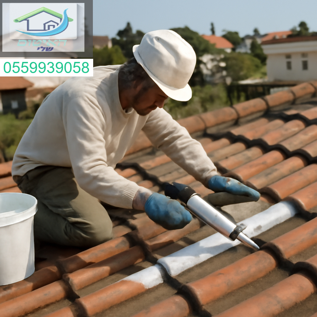 איטום מקצועי לגג רעפים בכפר יונה עם גימור מדויק ועמיד לשנים