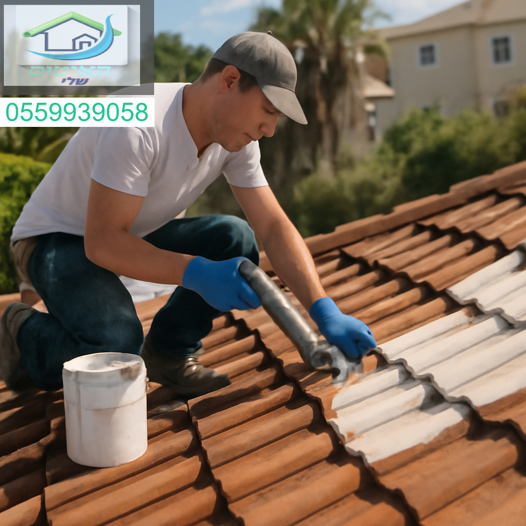 איטום מקצועי ואיכותי לגג רעפים בנס ציונה לביצועים מושלמים לאורך זמן