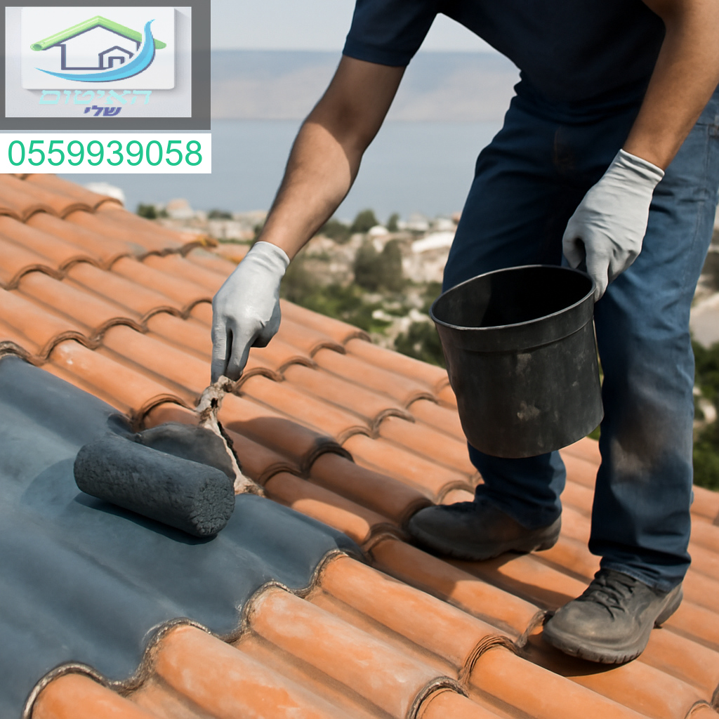 איטום מקצועי לגג רעפים בטבריה לביצוע מושלם ועמידות מקסימלית