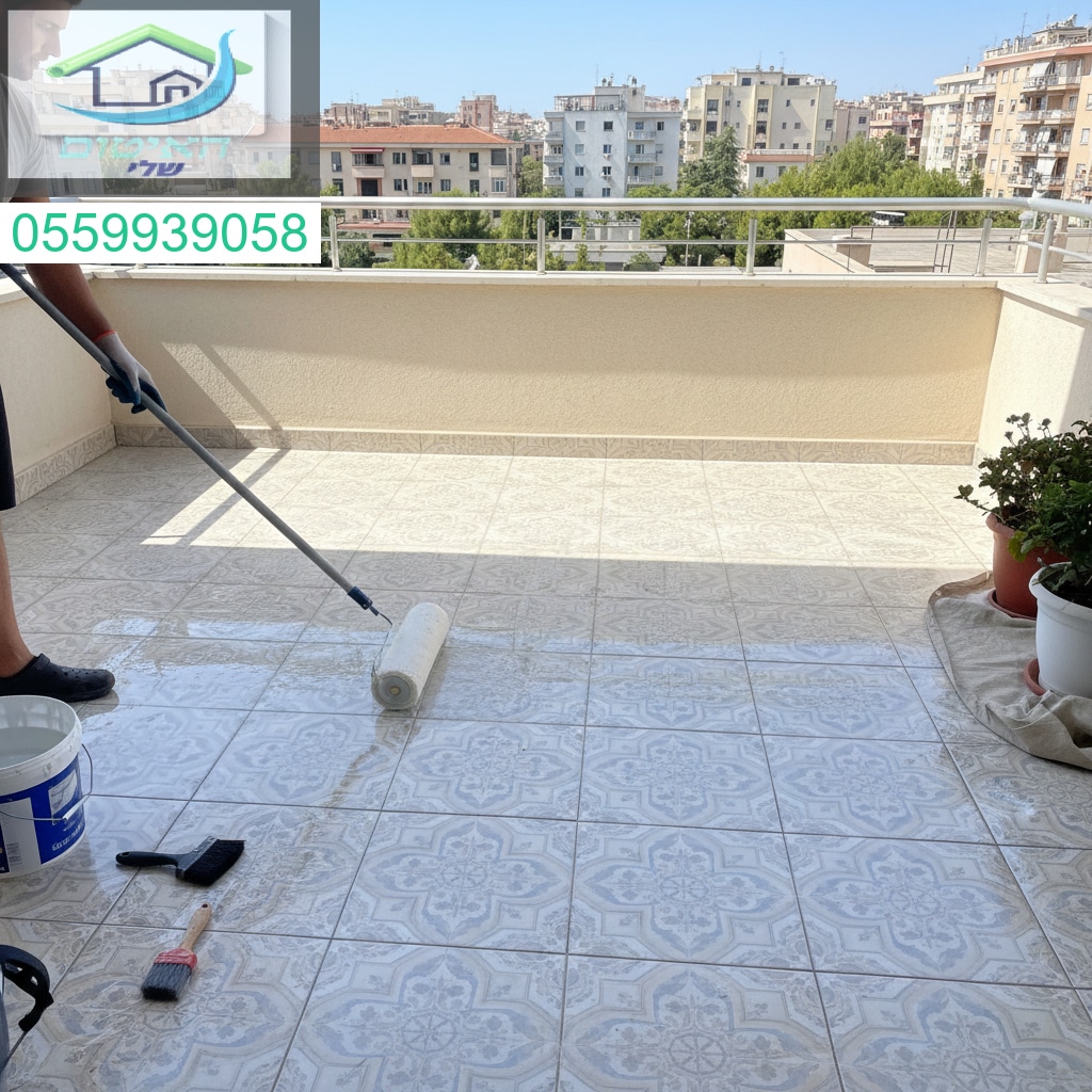 איטום שקוף למרפסת לשמירה על יופי האריחים והגנה מושלמת מהרטיבות