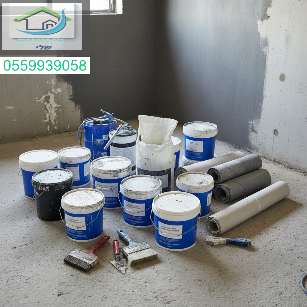 חומרי איטום מתקדמים לאיטום שלילי במרתפים נגד חדירת מי תהום להגנה מושלמת מבפנים