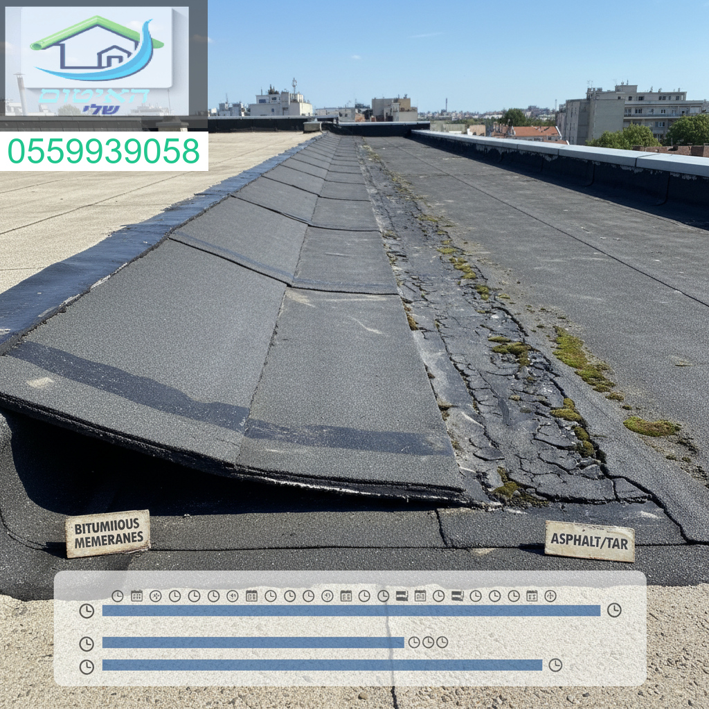 השוואה מרשימה בין עמידות יריעות ביטומניות לזפת בתנאי שטח אמיתיים לאורך זמן