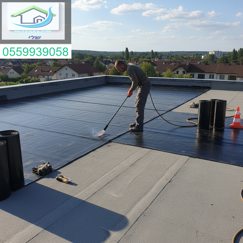 איטום גג ביריעות ביטומניות 5 מ״מ עם ביצוע מקצועי ואחריות במחיר משתלם למטר כולל עבודה