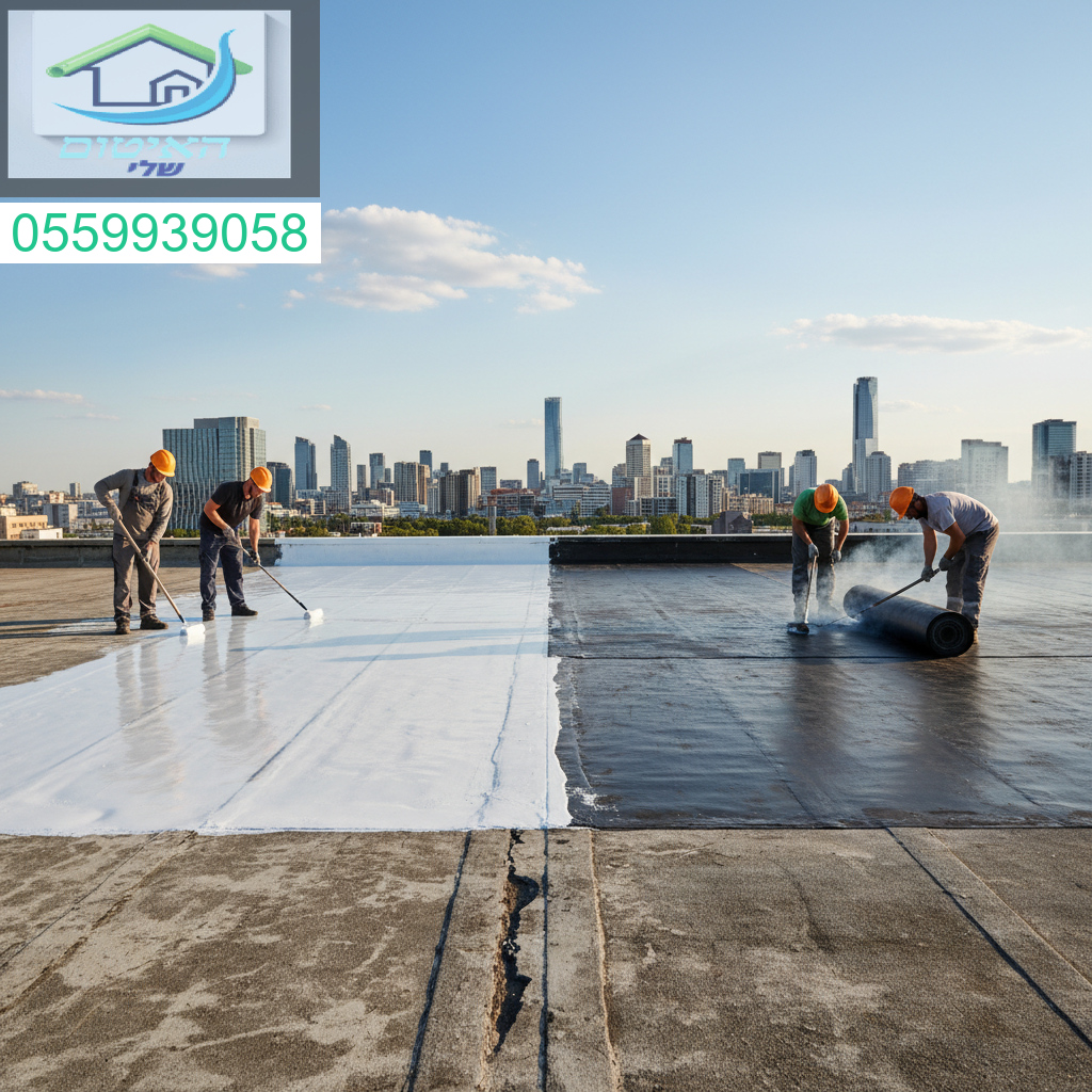 פתרון מושלם לגגות עם שיפועים קלים או כשדרוש חידוש מהיר במחיר משתלם במיוחד