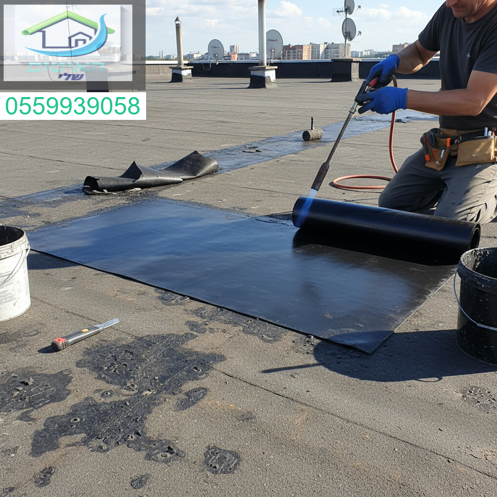 איטום מקצועי בגג עם יריעות ביטומניות לחיזוק והגנה מקסימלית לאורך זמן