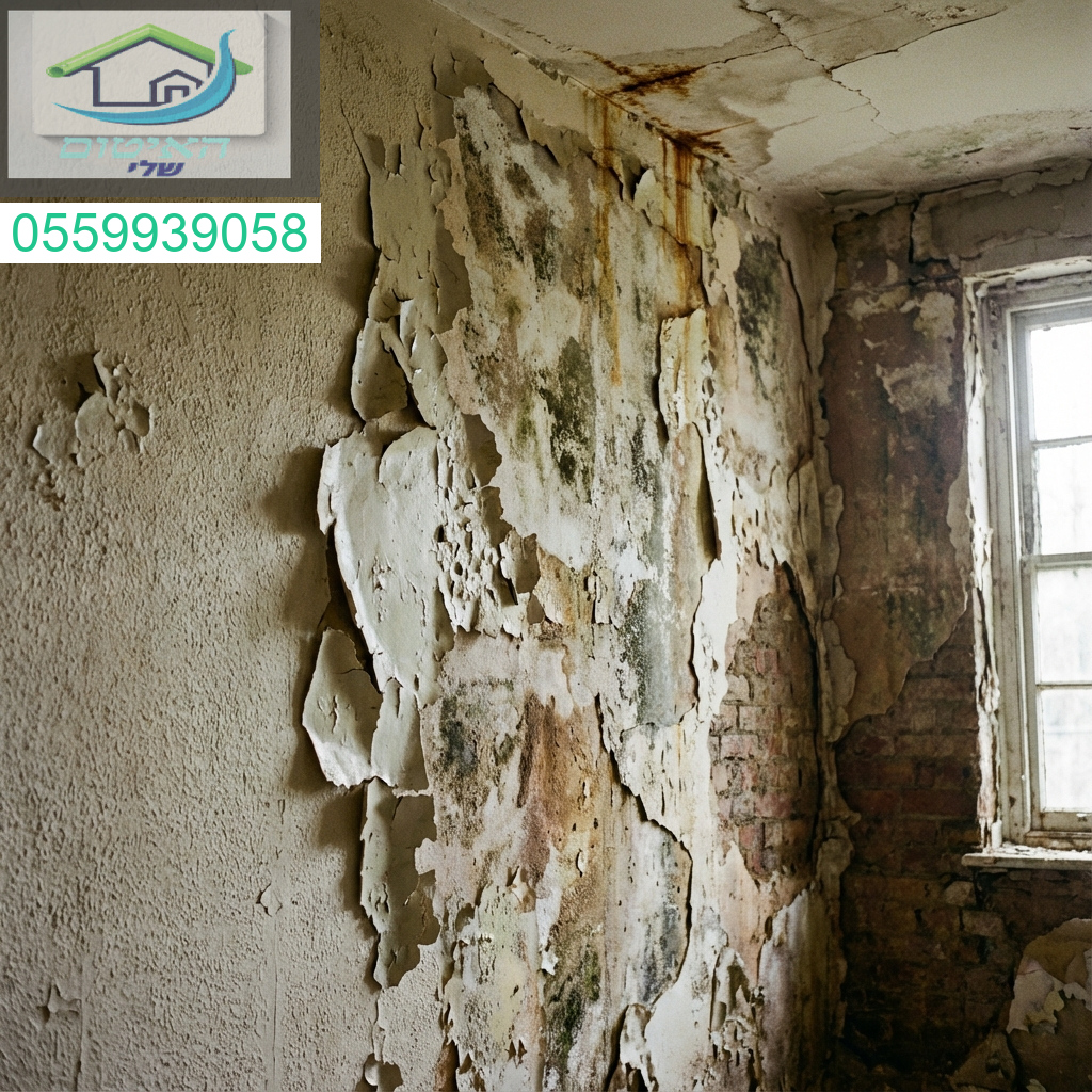 רטיבות וקילופי צבע בקירות? מומחיות ופתרונות עמידים לחידוש הבית.