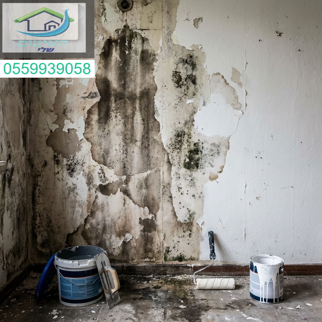 רטיבות בקירות דורשת איטום יסודי ומקצועי לא רק צבע פתרון איכותי ועמיד לביתכם.