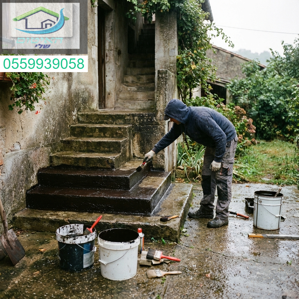 איטום מדרגות חיצוניות מקצועי הגנה מושלמת מרטיבות לאורך שנים.