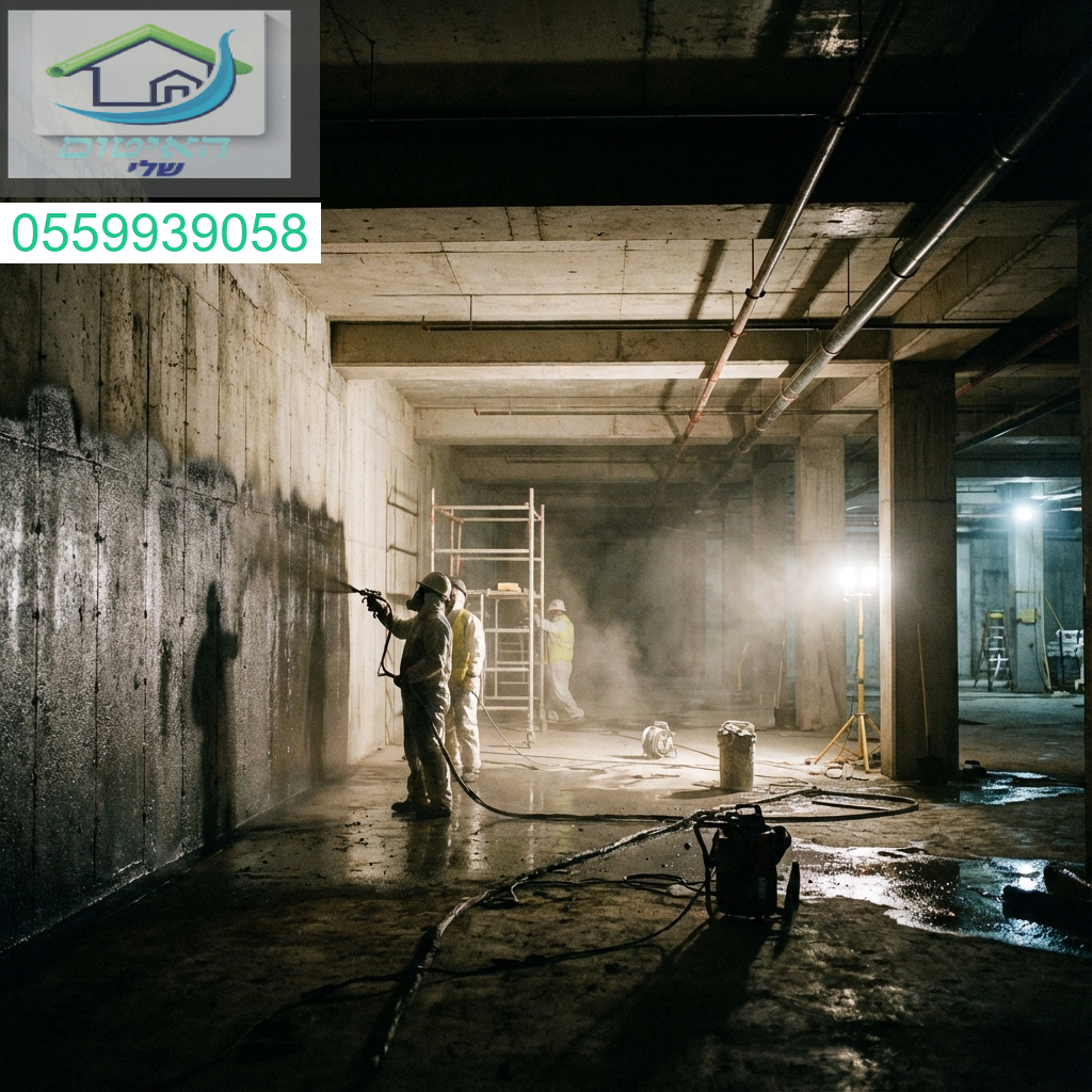 איטום חניונים תת קרקעיים בסטנדרטים בלתי מתפשרים להגנה מושלמת ועמידות מקסימלית