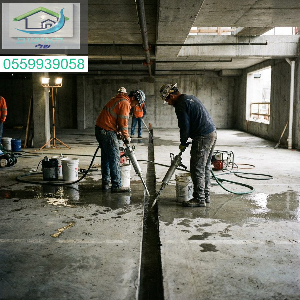 איטום חניונים תת קרקעיים בסטנדרט הגבוה ביותר יובש מוחלט והגנה מושלמת