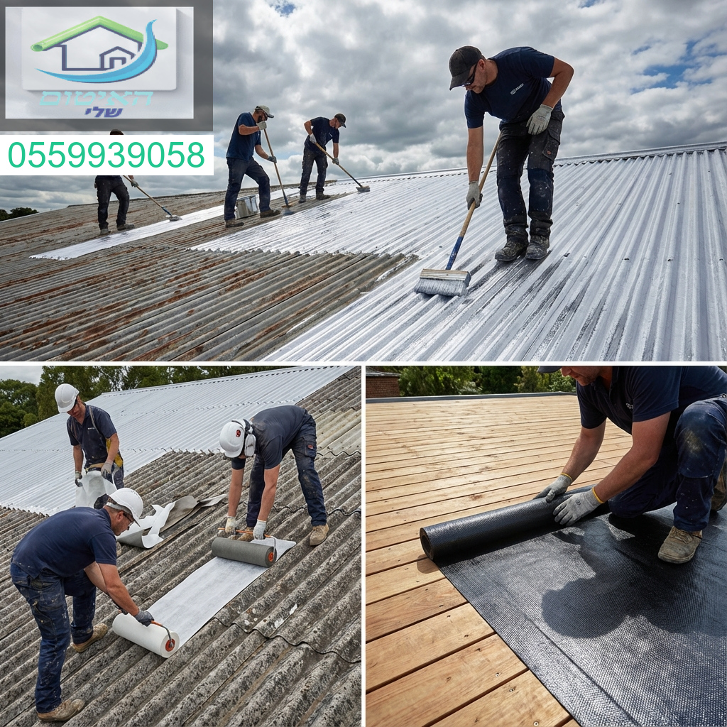 איטום גגות קלים פח אסבסט ודקים פתרונות מקצועיים להגנה מושלמת.
