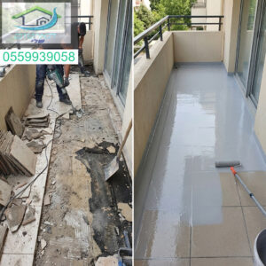 איטום מרפסות חדשני פירוק ריצוף מסורתי מול פתרון נקי ומהיר בטכנולוגיה מתקדמת לאיכות ועמידות מרביים.