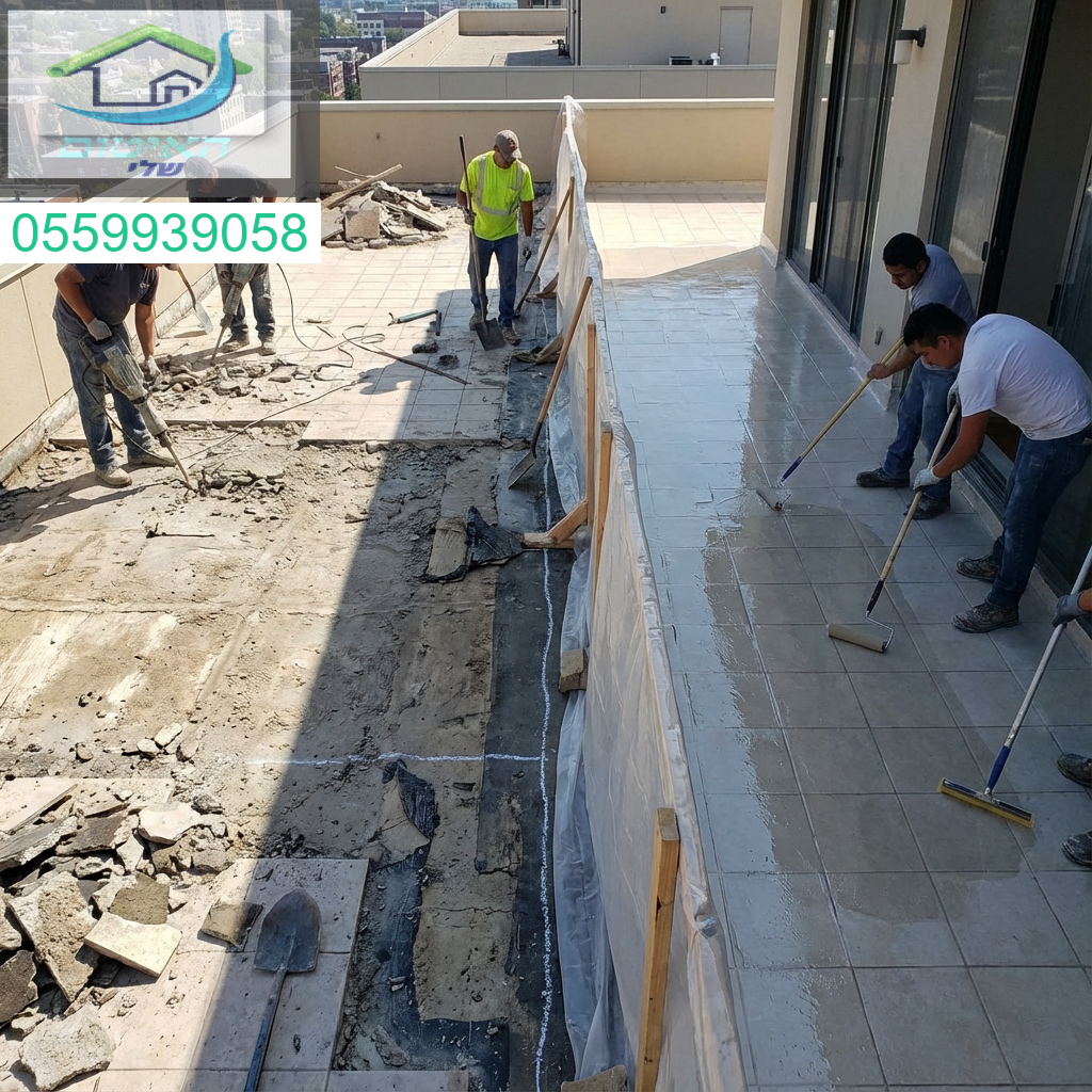 איטום מרפסות בגישות מתקדמות: פירוק יסודי או ציפוי שקוף עמיד ללא פשרות באיכות.