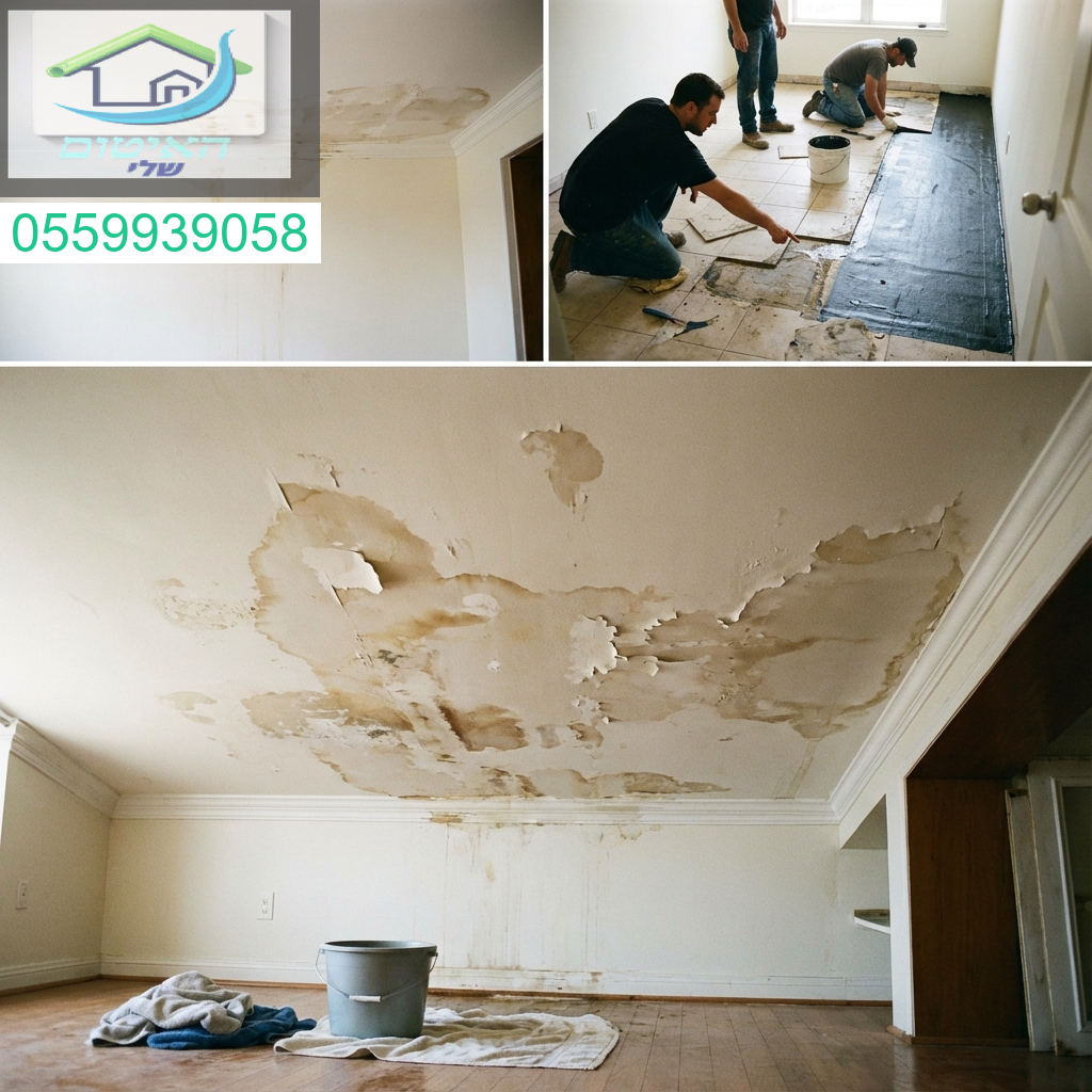 נזקי רטיבות מדירת השכן? טיפול מהיר ויעיל בשיקום מקצועי.