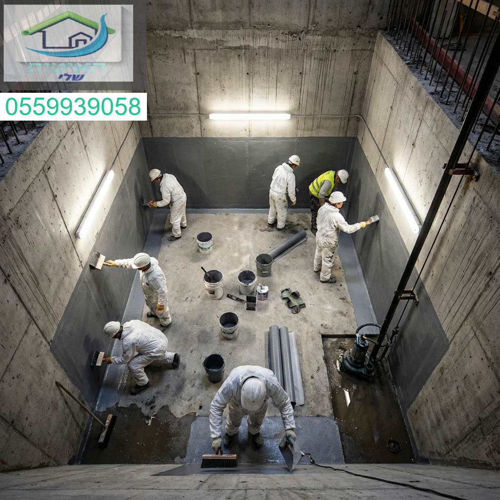 איטום פיר מעלית מקצועי ואיכותי למניעת הצפות בבור המעלית עם פתרונות מתקדמים והגנה מלאה.