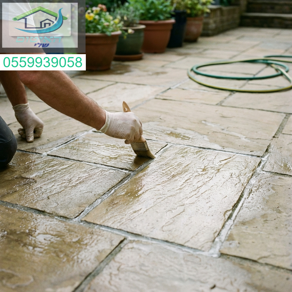 איטום מקצועי למרפסת מרוצפת מבטיח יופי ועמידות לאורך זמן