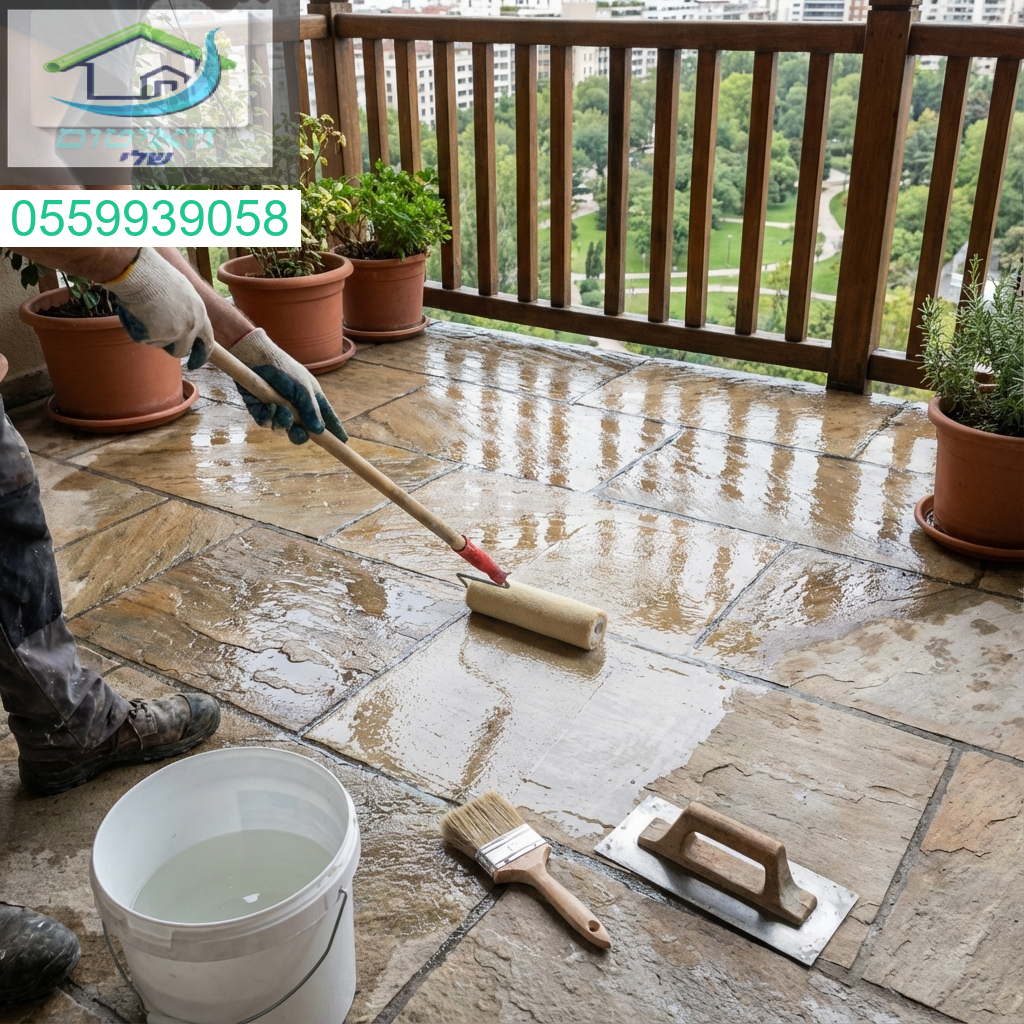 פתרון איטום מתקדם למרפסת מרוצפת לשקט נפשי והגנה מושלמת מנזקי מים.