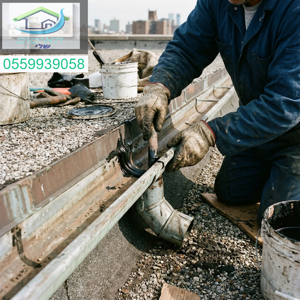 איטום גגות ומרזבים מקצועי הגנה מושלמת מנזילות.