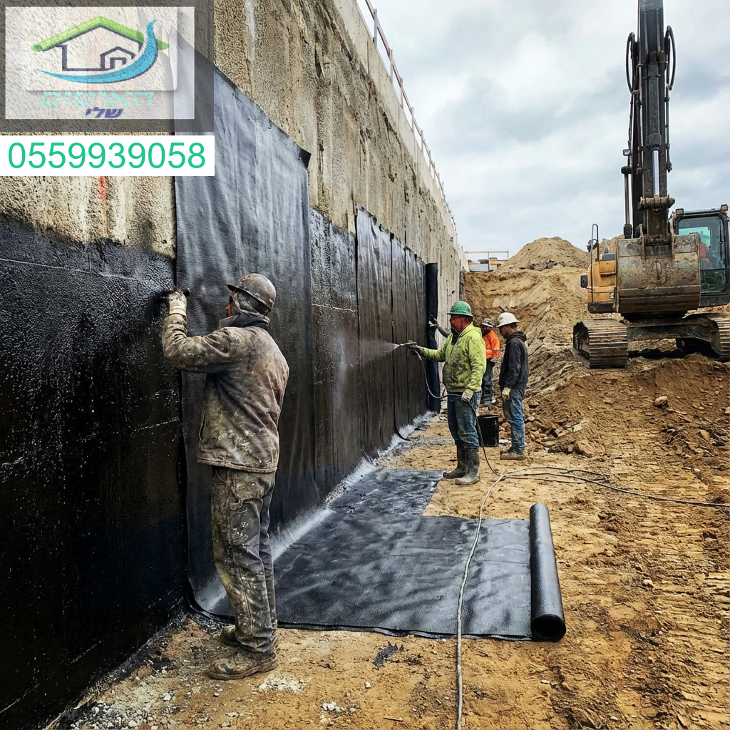 איטום קירות תומכים בסטנדרטים הגבוהים ביותר המבטיח עמידות מוחלטת מפני מים ולחות