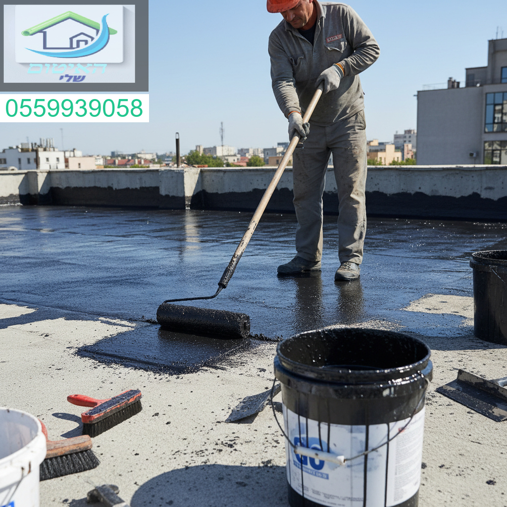 איטום גגות בזפת קרה פתרון יעיל ומוכח להגנה אופטימלית ועמידות לאורך זמן.