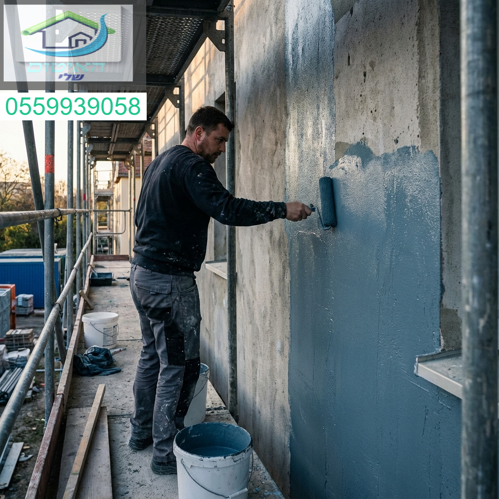 איטום וצביעת קירות חיצוניים באיכות ללא פשרות לשמירה על ערך הנכס והגנה מושלמת.