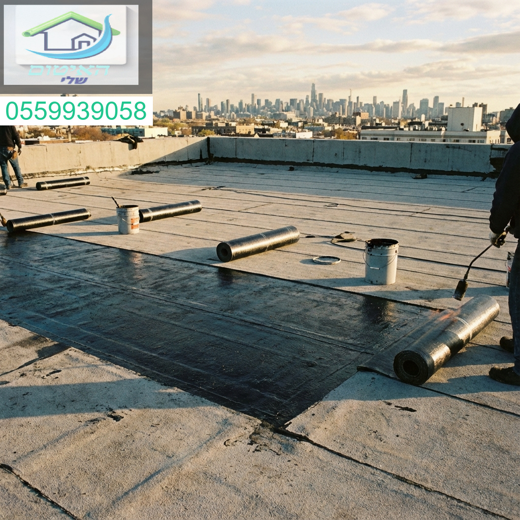 איטום גגות מקצועי הגנה מושלמת לביתכם והשקעה חכמה לשנים.