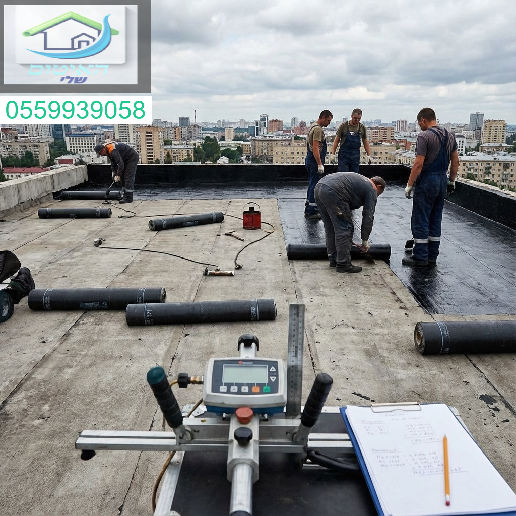 איטום גג מקצועי מבטיח איכות עליונה והבנה מדויקת של מחיר איטום גג למ