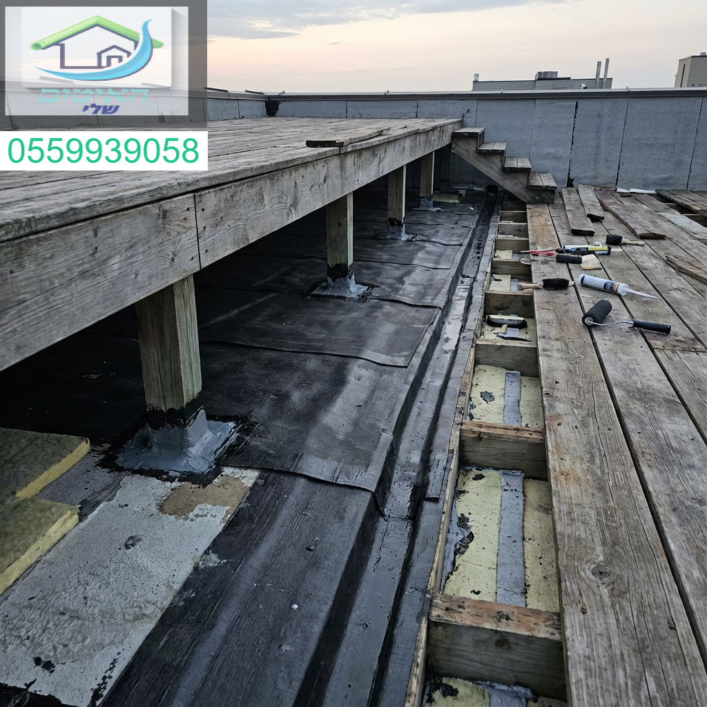 איטום דק עץ בגגות ומרפסות בפתרון מקצועי ועמיד לאורך שנים.