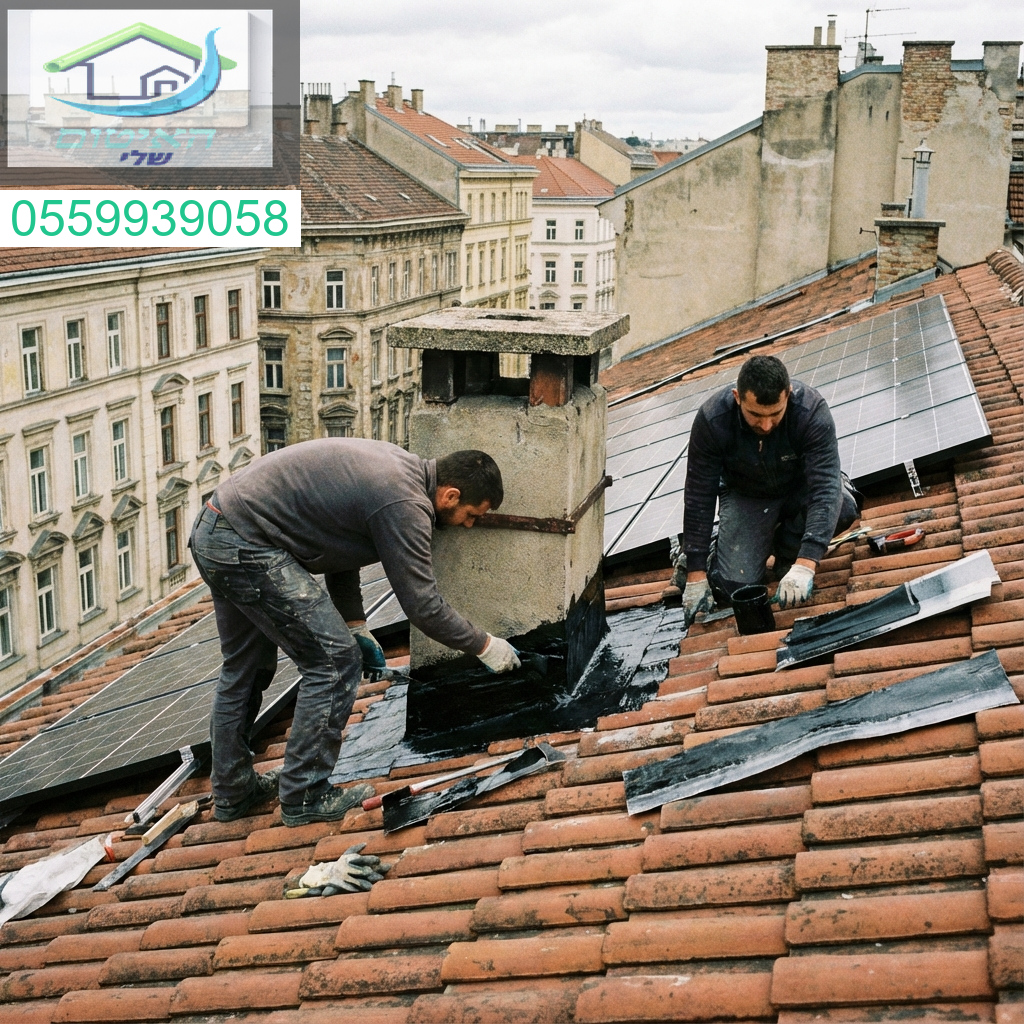 איטום גג רעפים יסודי ואיכותי לכל חדירה ארובה או פתח.