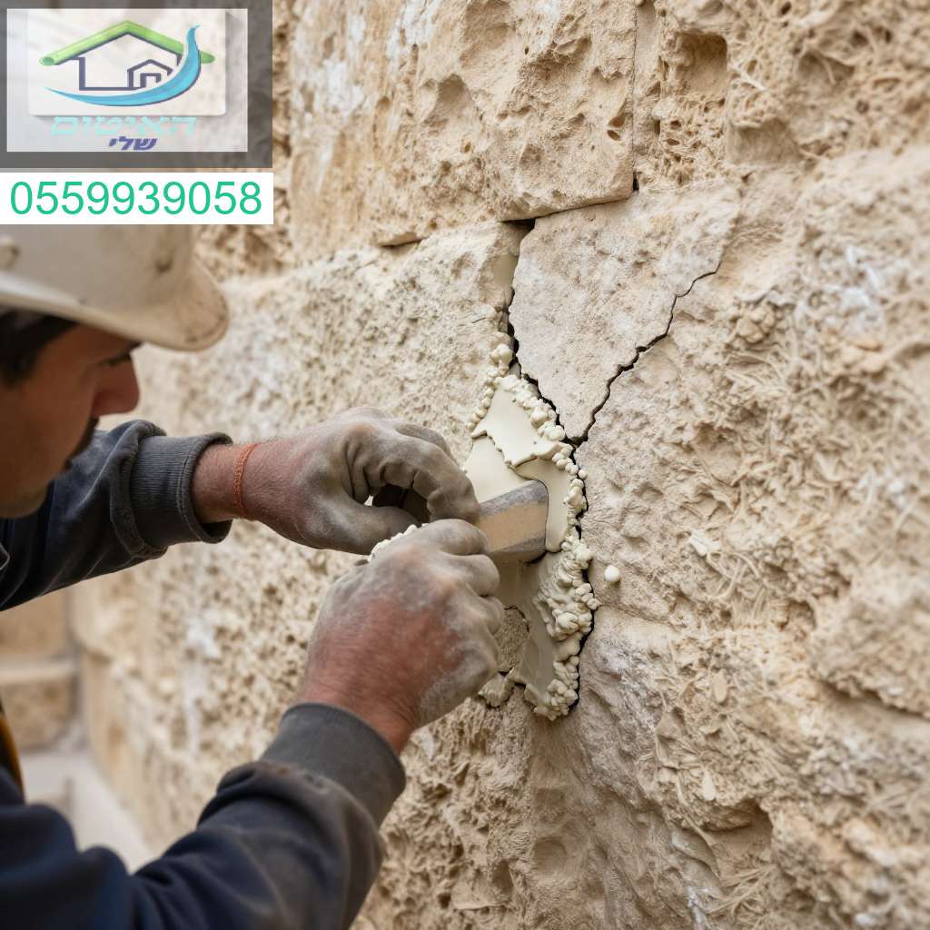חידוש כוחלה ואיטום סדקים מקצועי באבן ירושלמית לשמירה על עמידות הבית שלכם