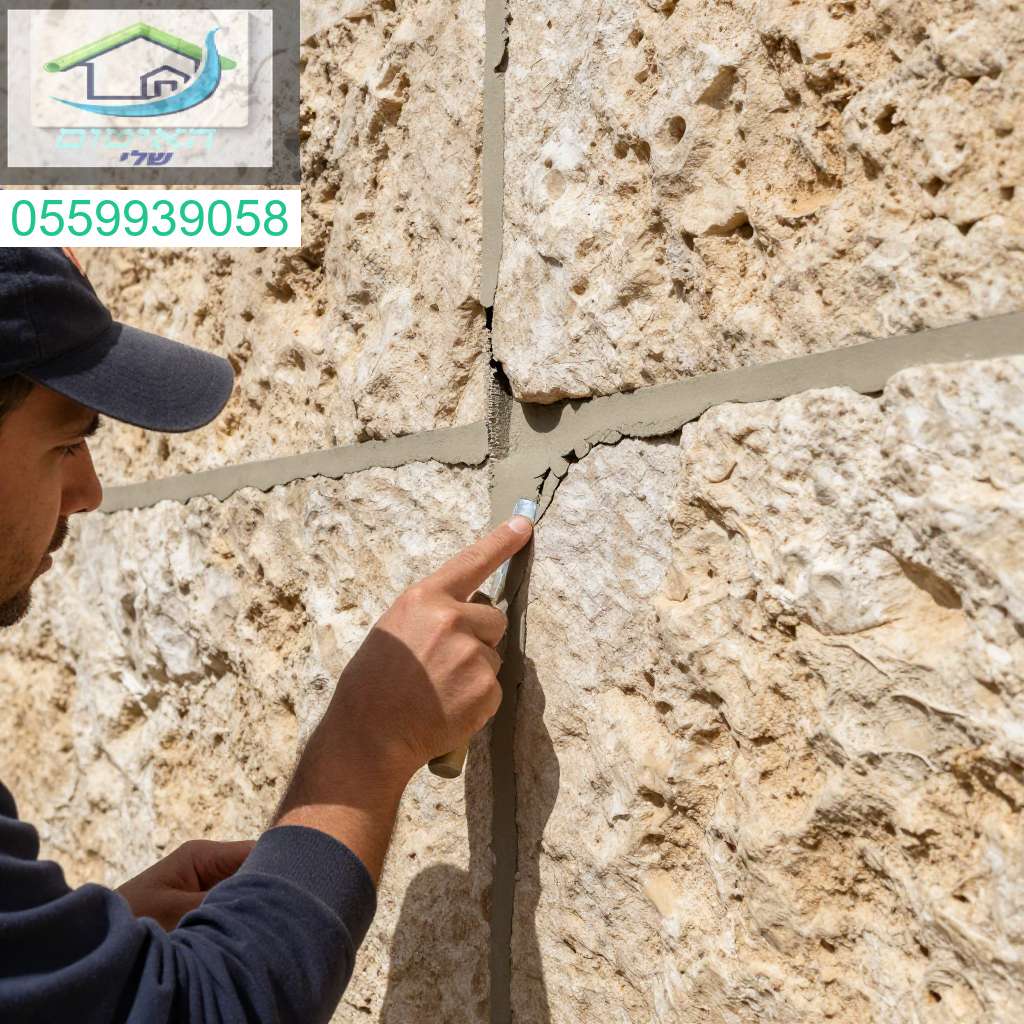 חידוש כוחלה ואיטום סדקים מקצועי באבן ירושלמית לשמירה על קיר הבית ומראה מושלם חידוש כוחלה ואיטום סדקים מקצועי באבן ירושלמית לשמירה על קיר הבית ומראה מושלם